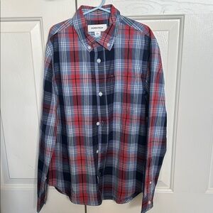 Nordstrom Boys Plaid Button-Down Shirt